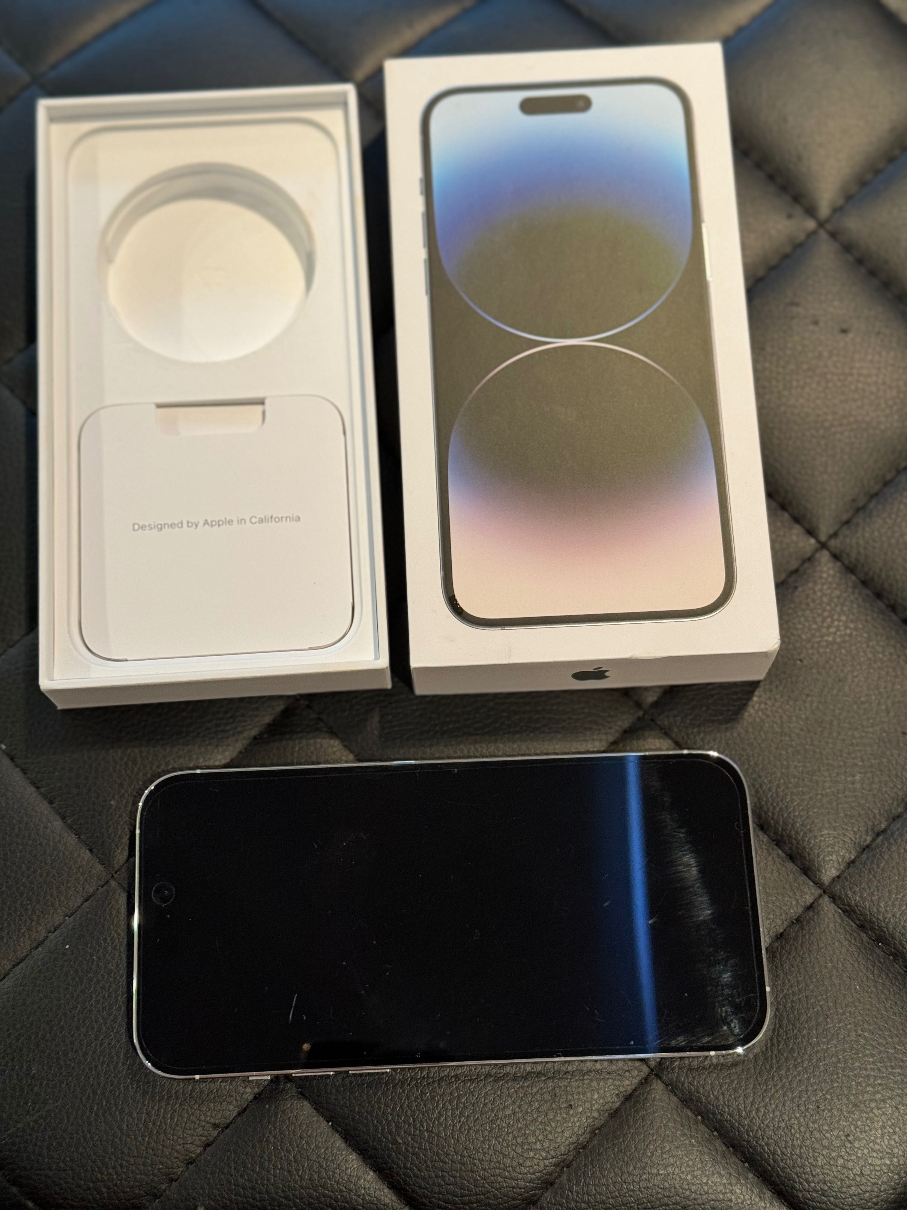 iPhone 14 Pro Max 256 GB biały gratis dwa case