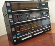 Zestaw stereo Wieża SANYO JA 377 JT 277 W 377 wzmacniacz tuner deck