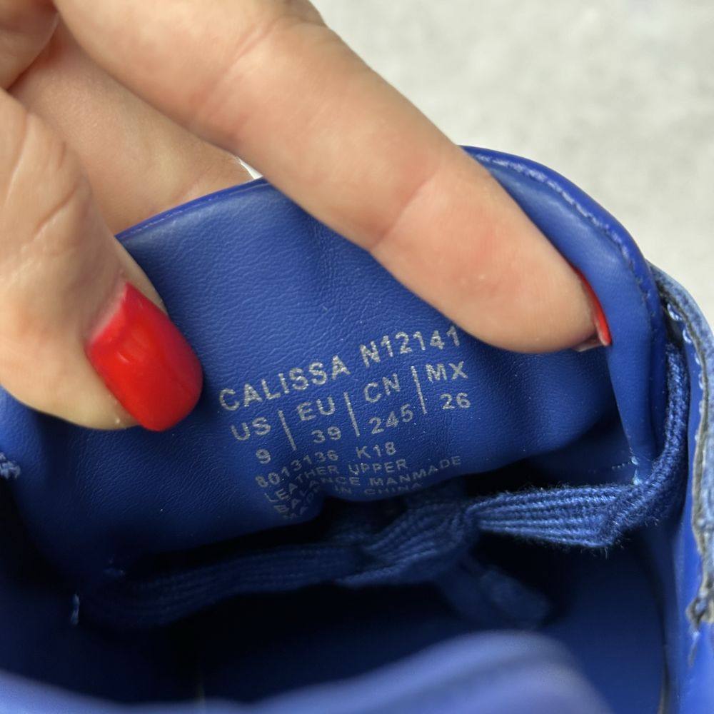 Buty Calvin Klein Calista Blue Leather  Size: 39 24,5 cm