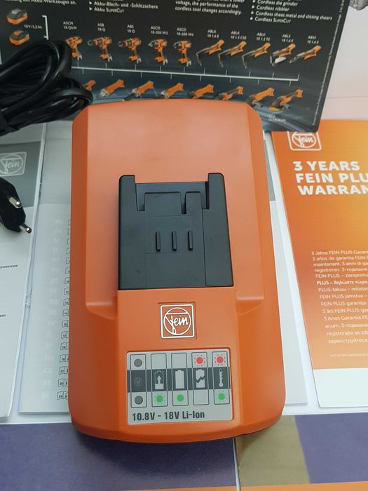 Ladowarka FEIN ALG-50 do bateria 10,8-12-14,4-18v zasilacz aku