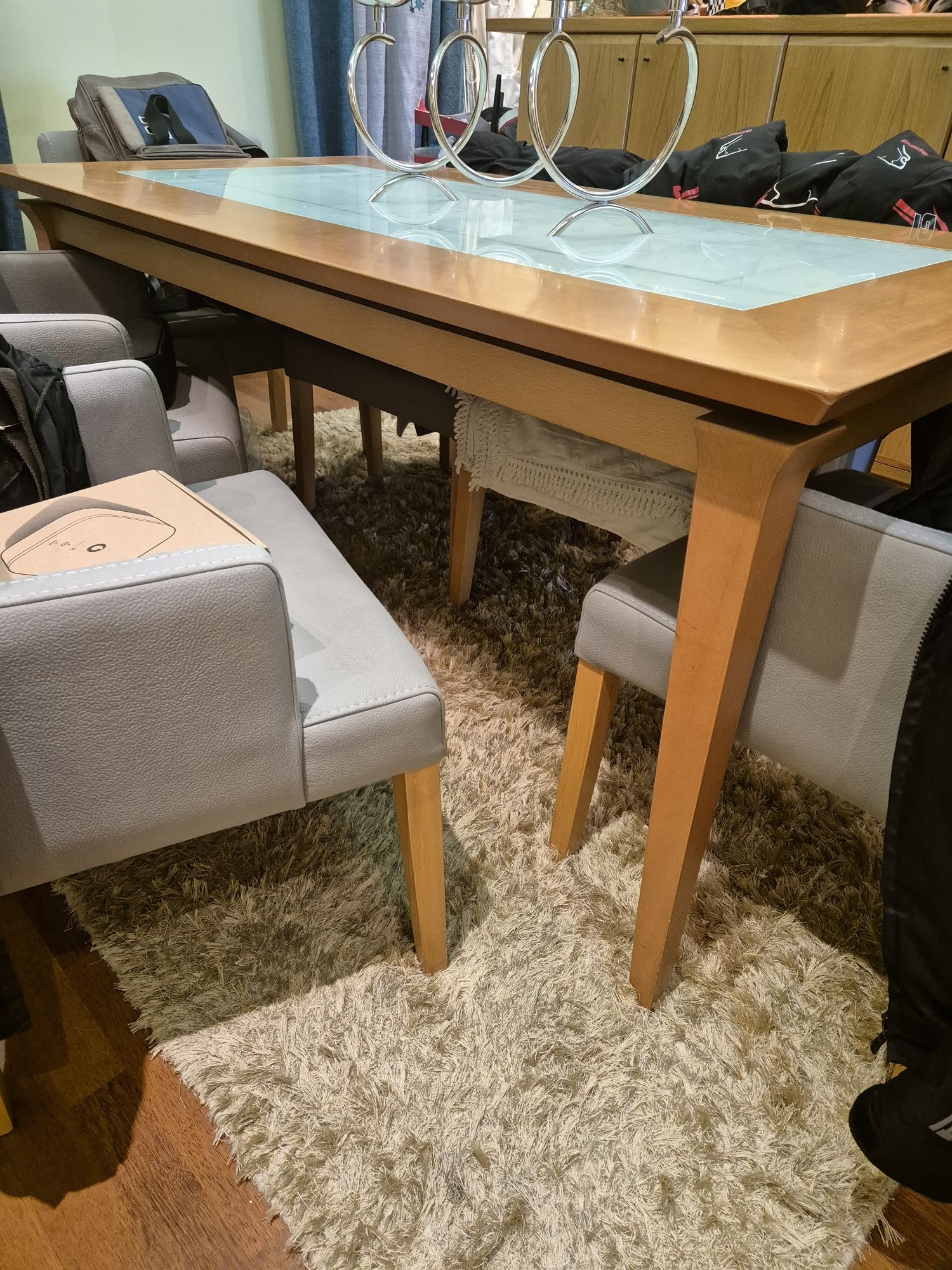 Mesa extensível para sala