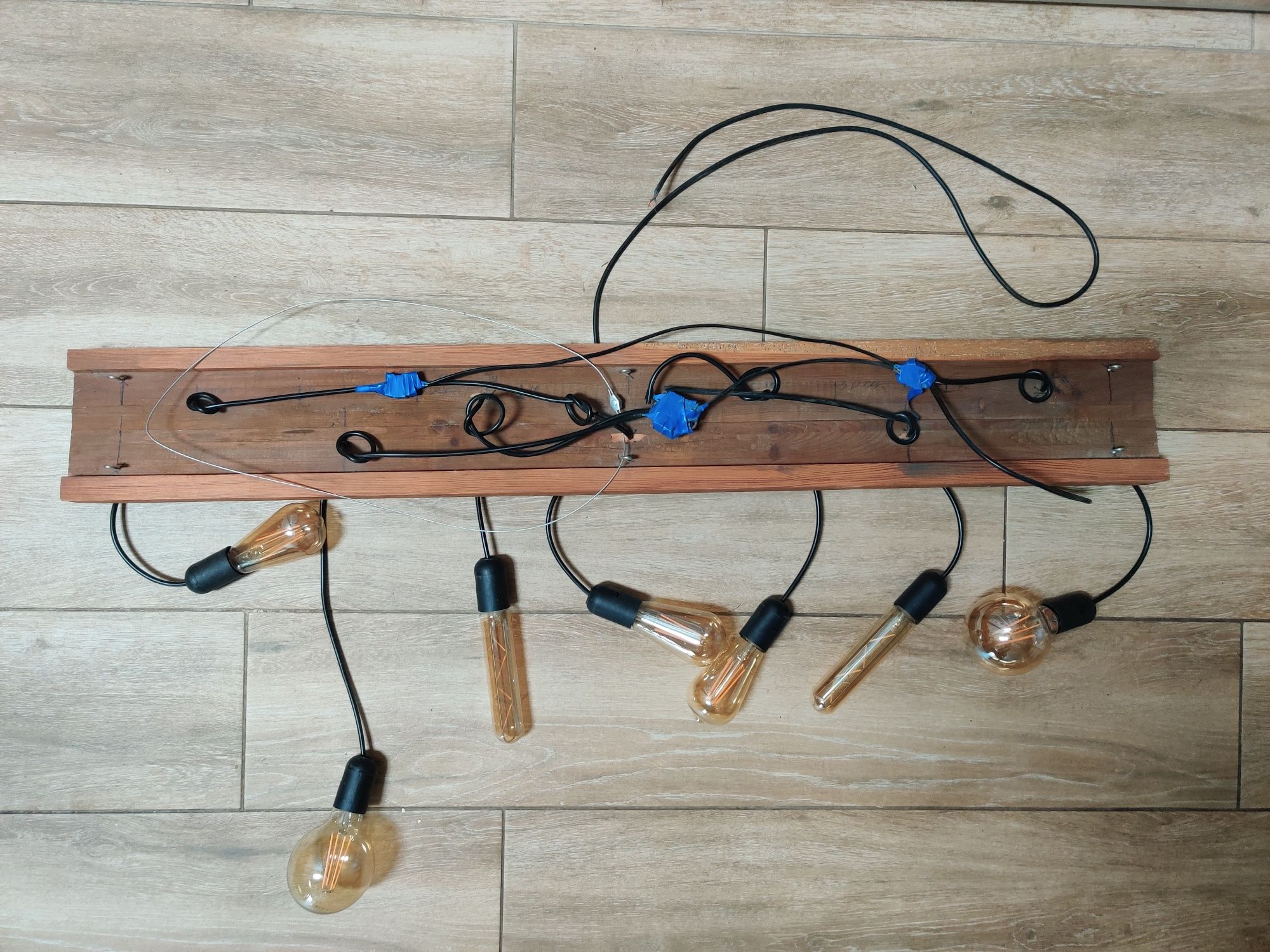 Lampa wisząca DIY