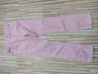 Spodnie dżinsowe różowe 128