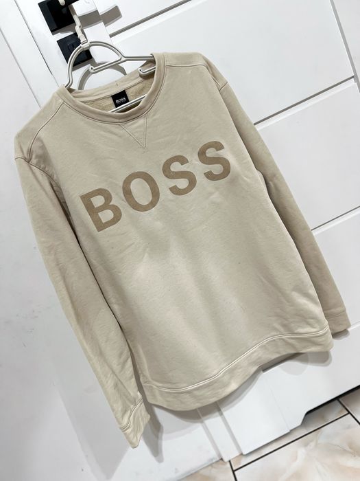 Hugo Boss kremowa bluza oryginalna l Xl męska