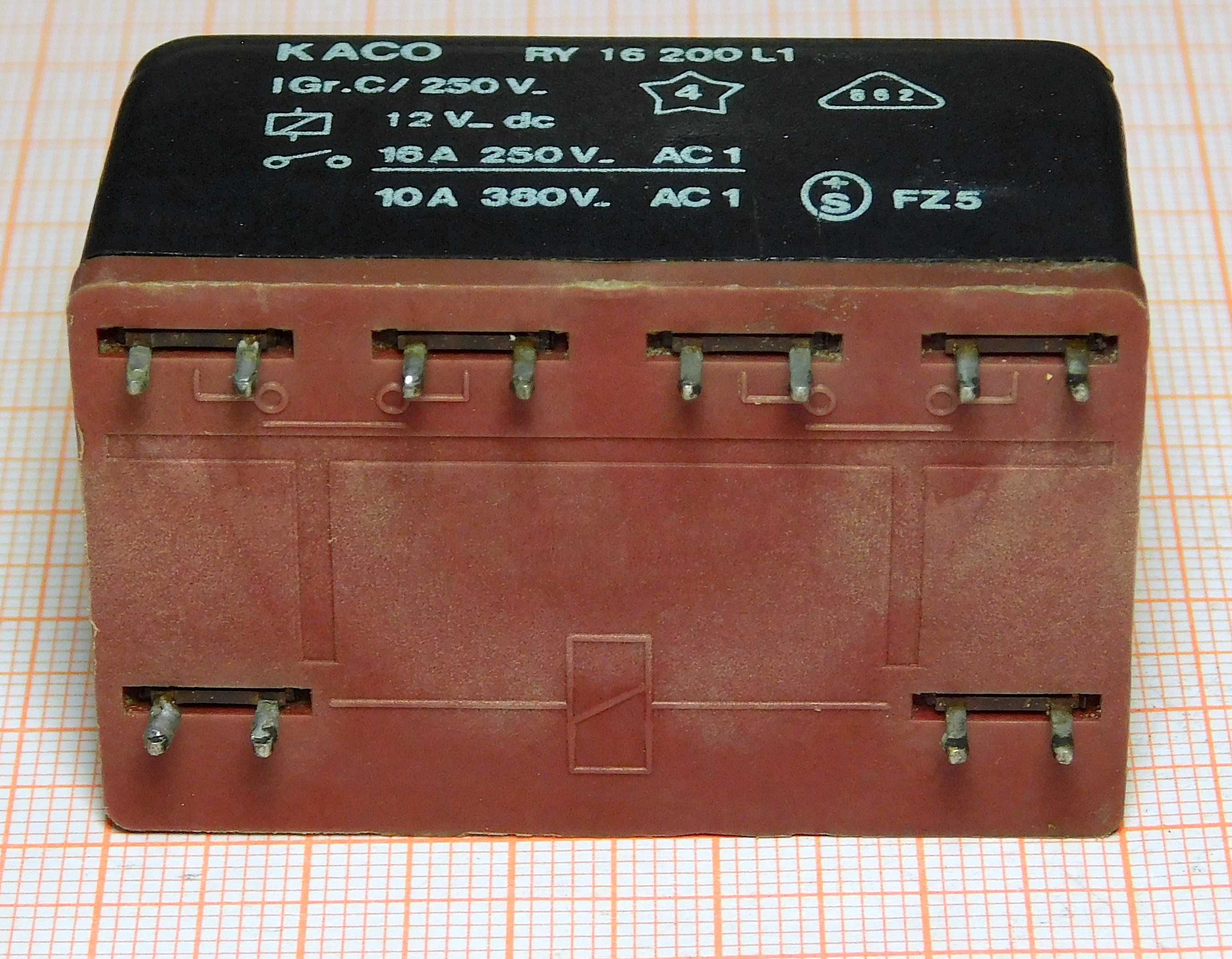 Przekaźnik 12V 16A RY 16 200L1 KACO [Rp]