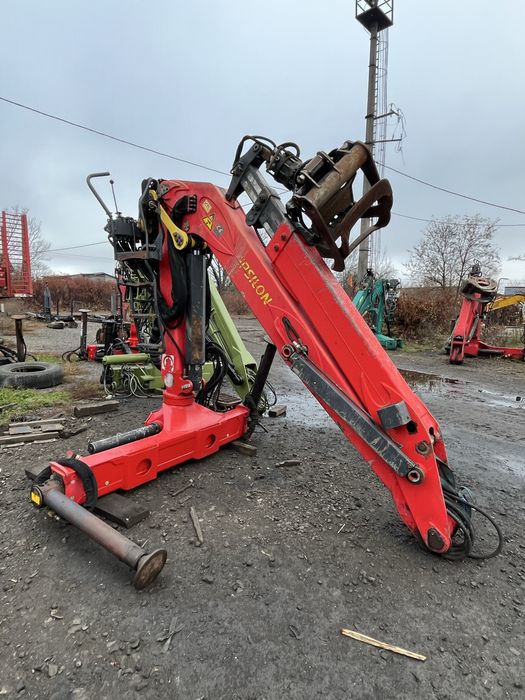 Лісовий кран маніпулятор Palfinger Epsilon 120z грейфер Loglift Penz