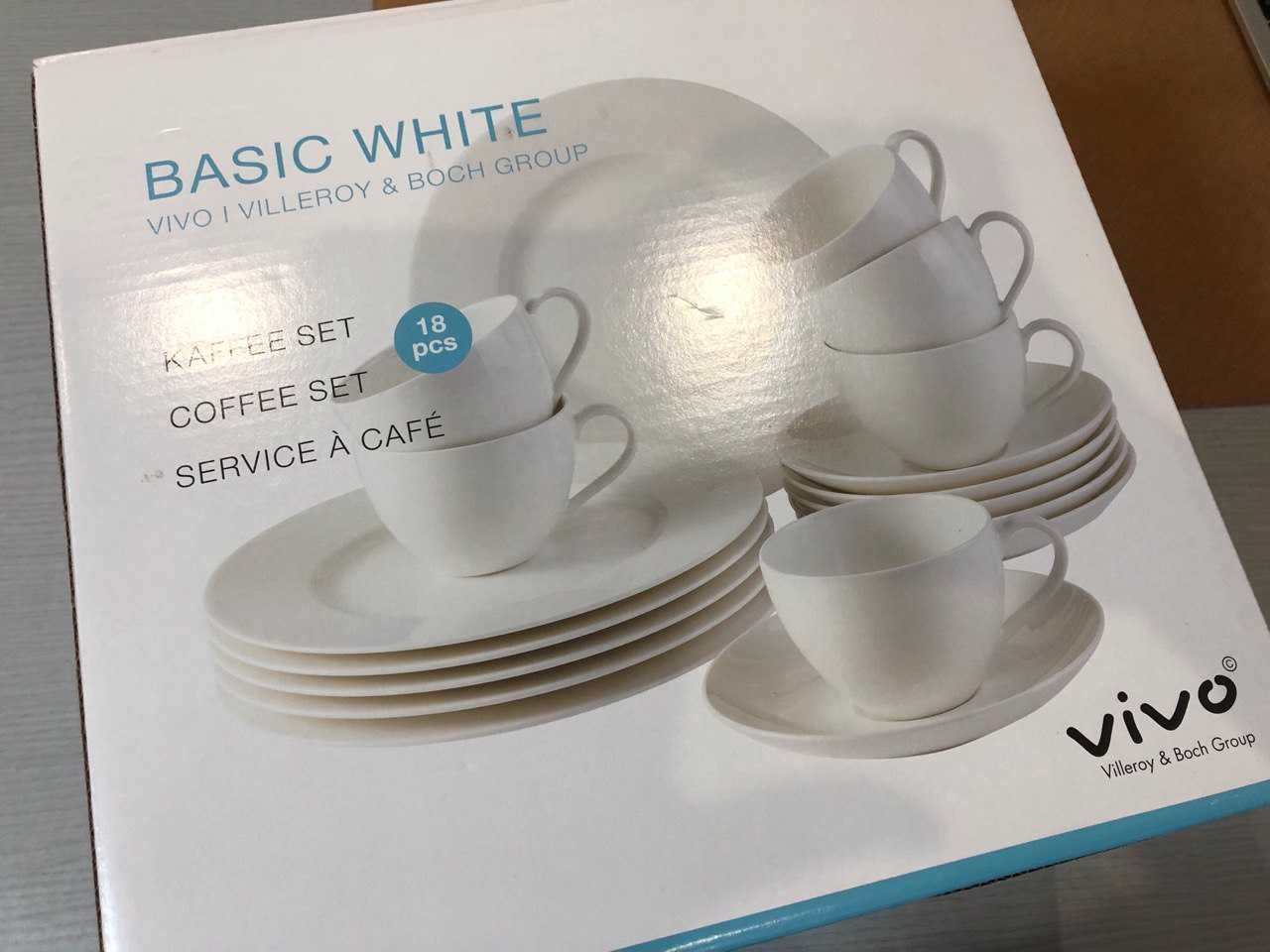 Набор для завтрака Basic White Vivo Villeroy & Boch, 18 предметов