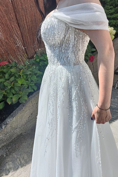 Piękna suknia ślubna blink Glamour tylko mierzona