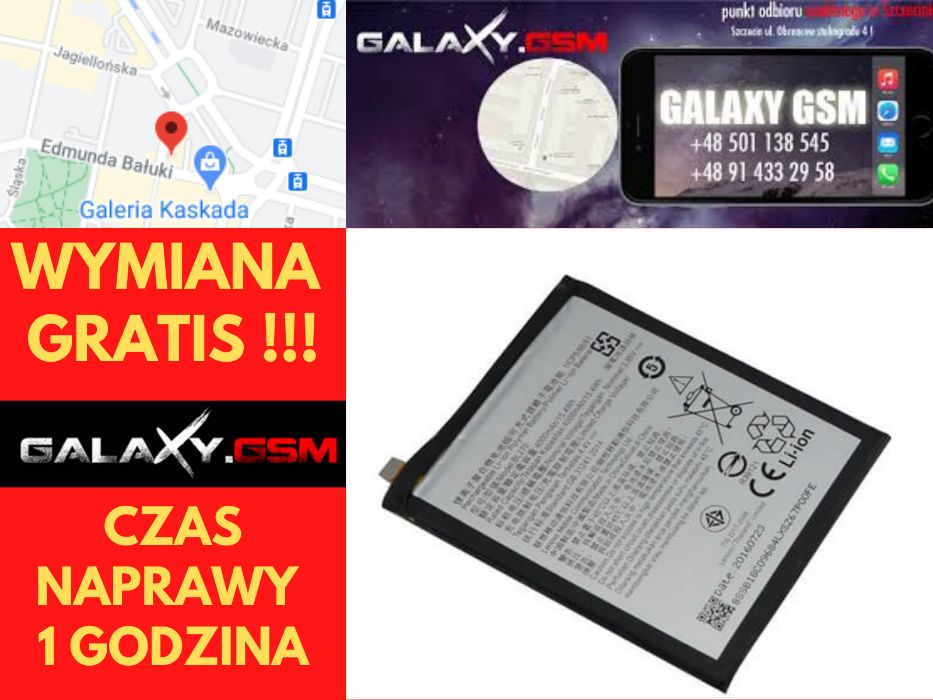 LENOVO K6 NOTE BL270 Bateria Oryginał Wymiana GRATIS Szczecin