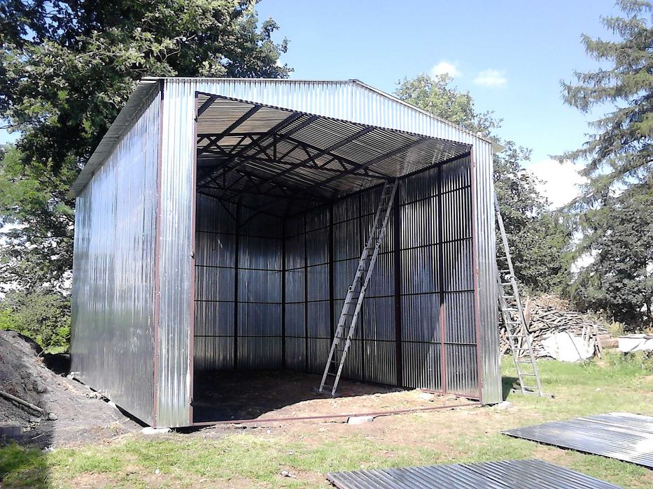 Garaż blaszak 5x6! Garaż blaszany! Garaże 6x8 8x8 5x7 6x6 7x7 12x6 6x9