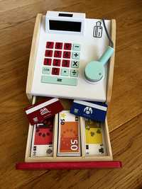 Drewniana kasa dla dzieci z kalkulatorem Lidl Playtive