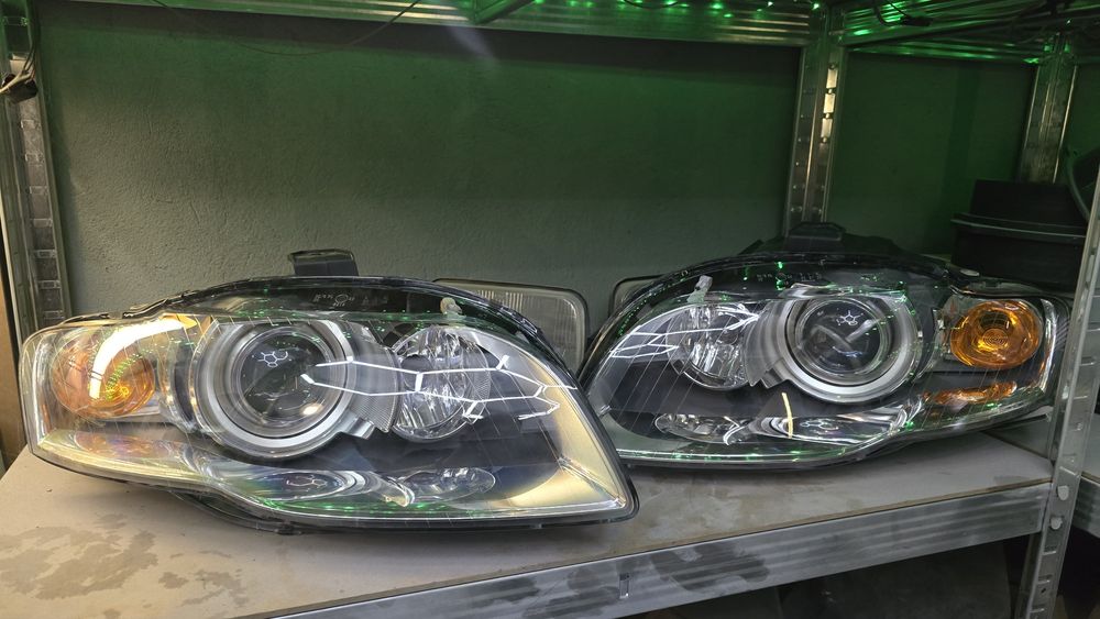 Reflektory Audi A4 B7 bixenon lampy xenon nie skrętne