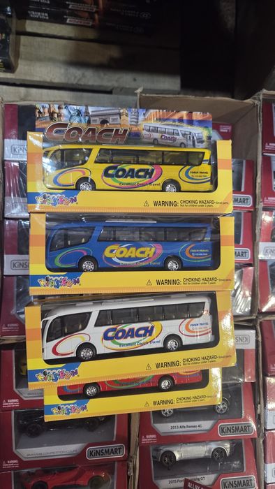 Автобус металевий, металевий автобус, іграшка металева транспорт