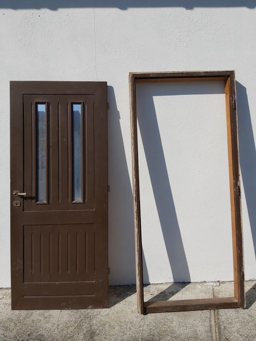 Drzwi dębowe z ościeżnicą  211cm x 98cm