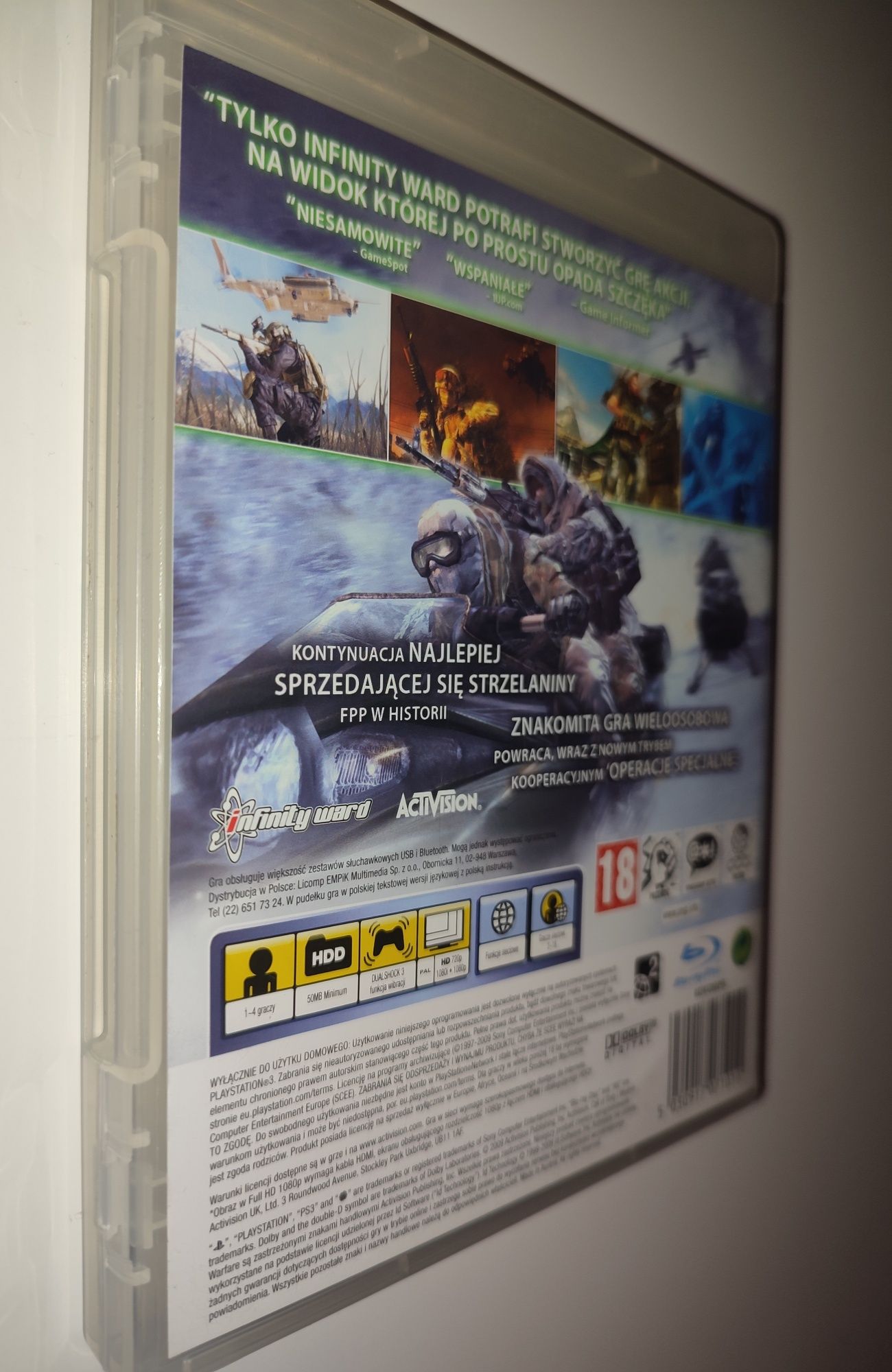 Gra Ps3 Call of Duty Modern Warfare 2 II  gry PlayStation 3 Sniper