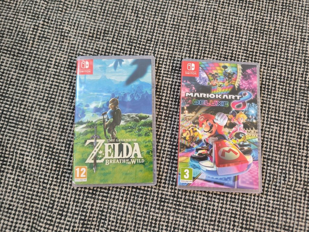 Nintendo Switch OLED z dwiema grami