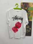 Koszulka męska Stussy w kolorze białym, rozmiar M