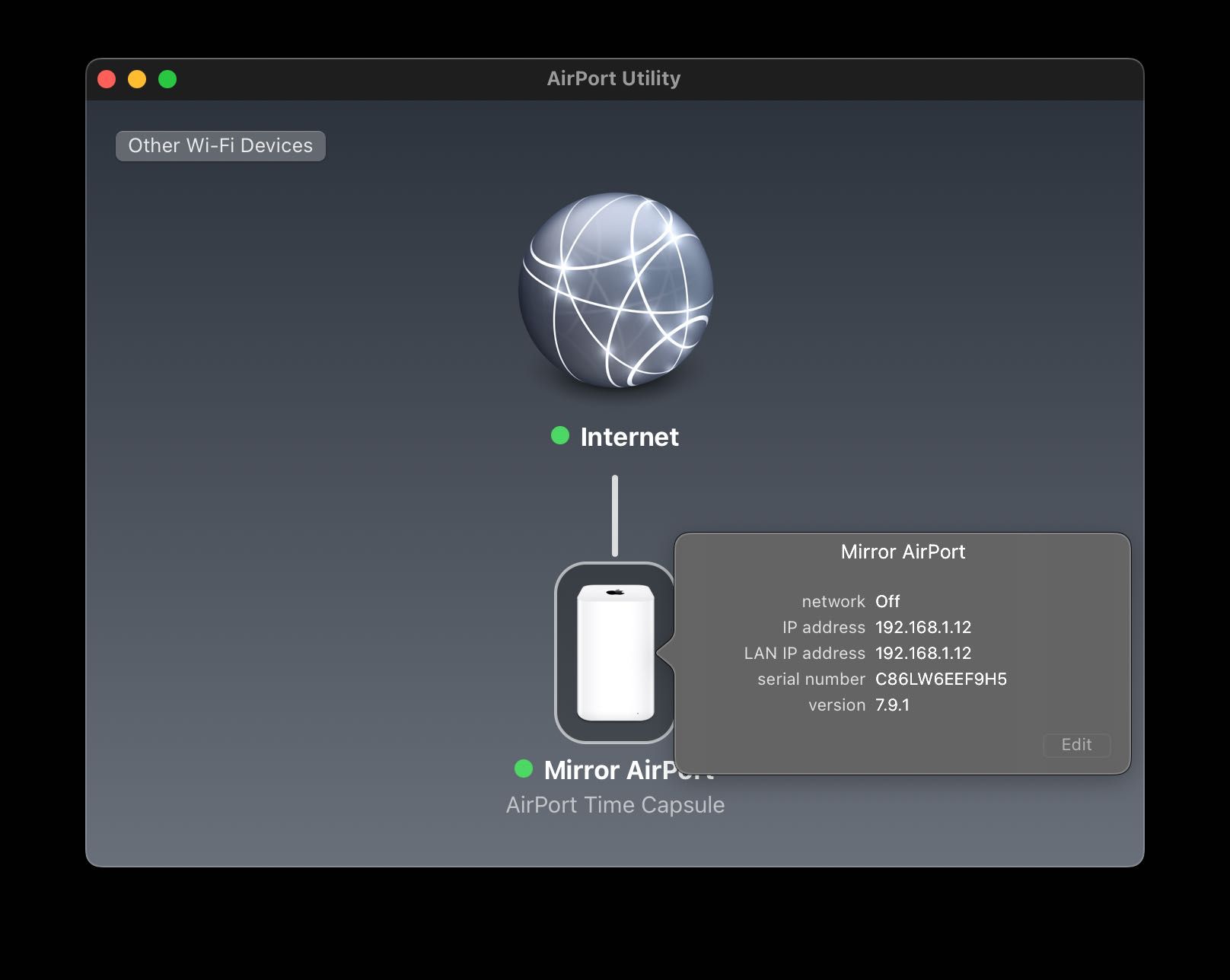 Apple Time Capsule 2 TB Model A1470