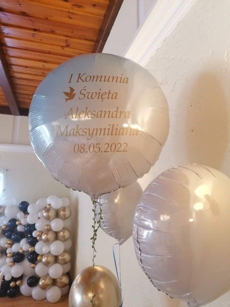 Balon Komunia Święta i imię