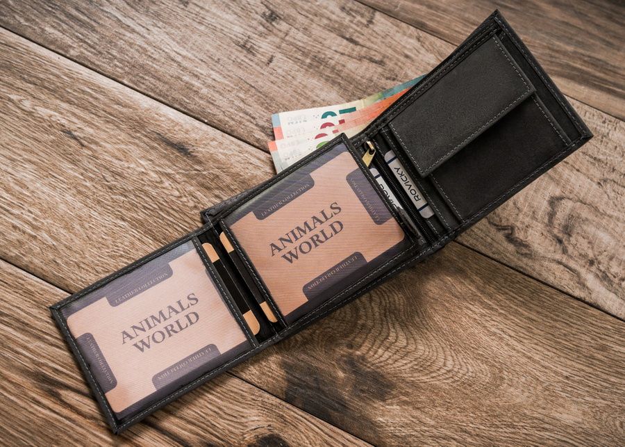 duży, skórzany portfel męski - always wild