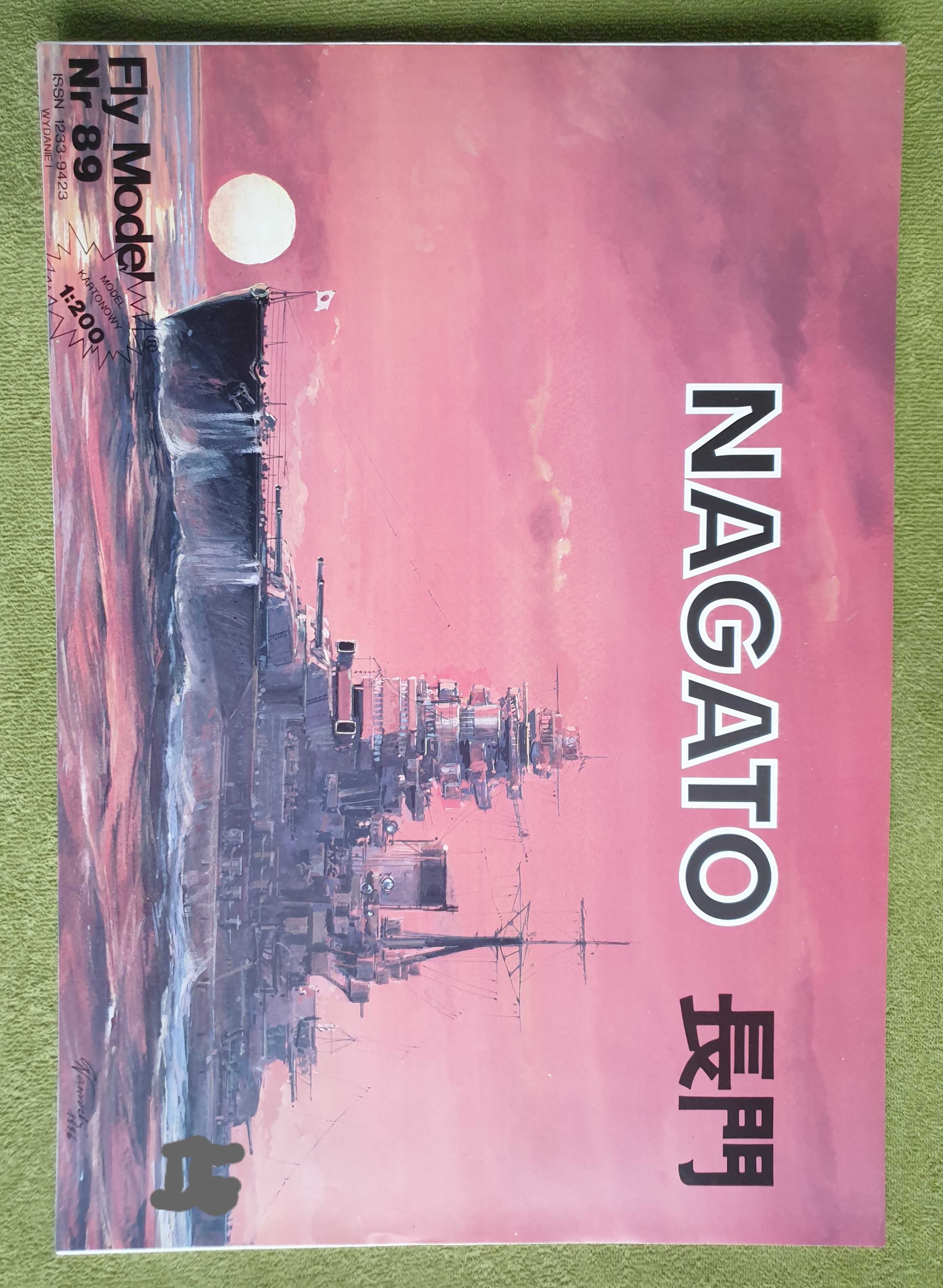 NAGATO Fly Model 89 pancernik japoński model kartonowy