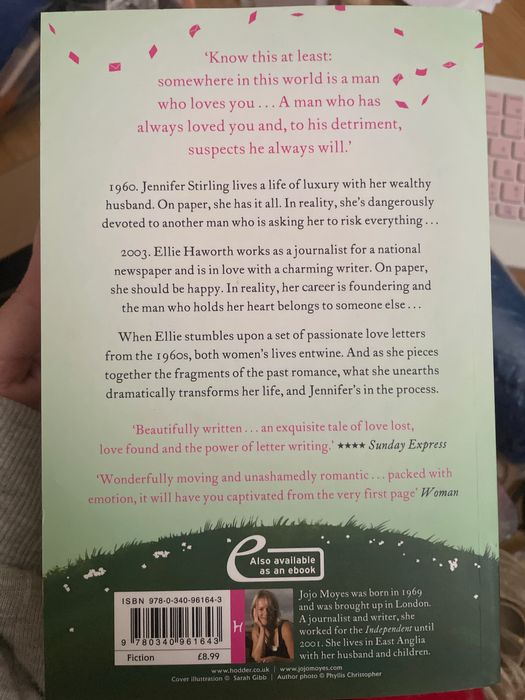 LIVRO JOJO MOYES “The Last Letter From Your Lover” em INGLÊS