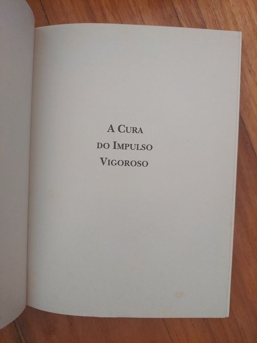 Livro A cura do impulso vigoroso