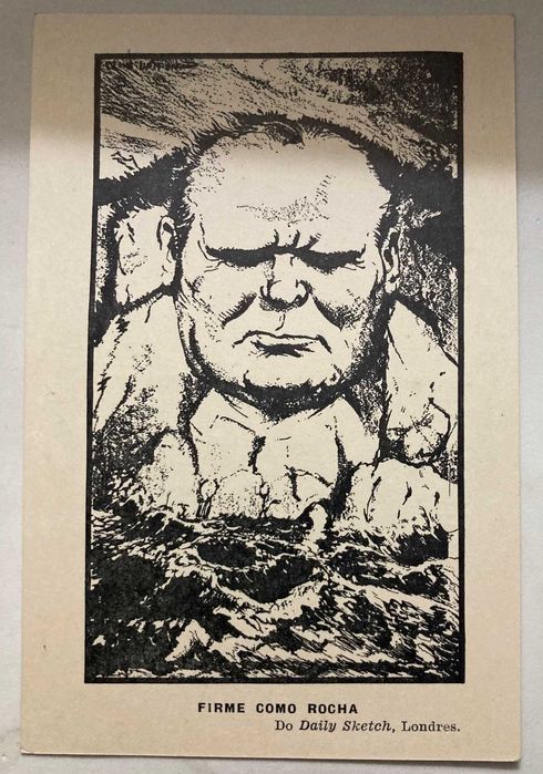 4 Postais propaganda Aliados WWII grande guerra