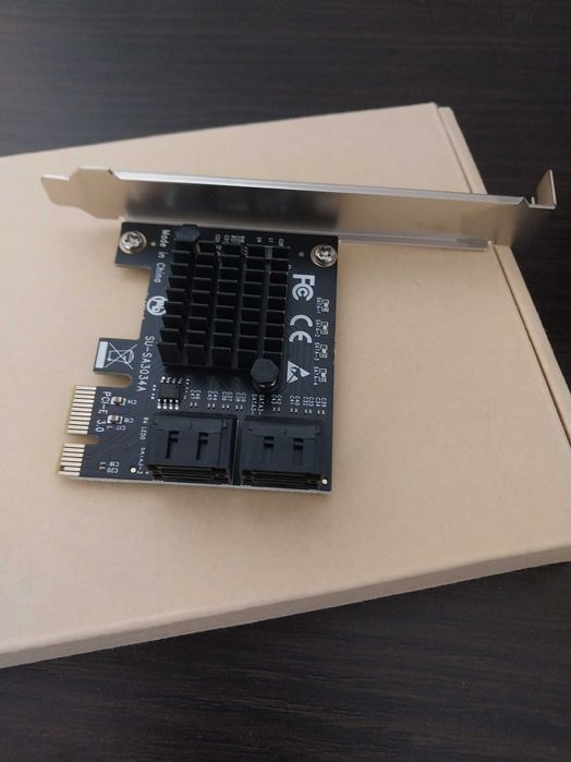 Продам Контроллер адаптер 2, 4, 6 порта SATA на PCI-e x1