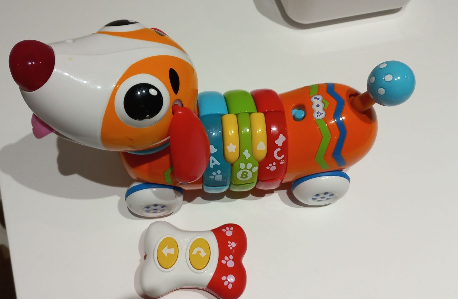 Zabawki interaktywne sowa bóbr pilot fisher price