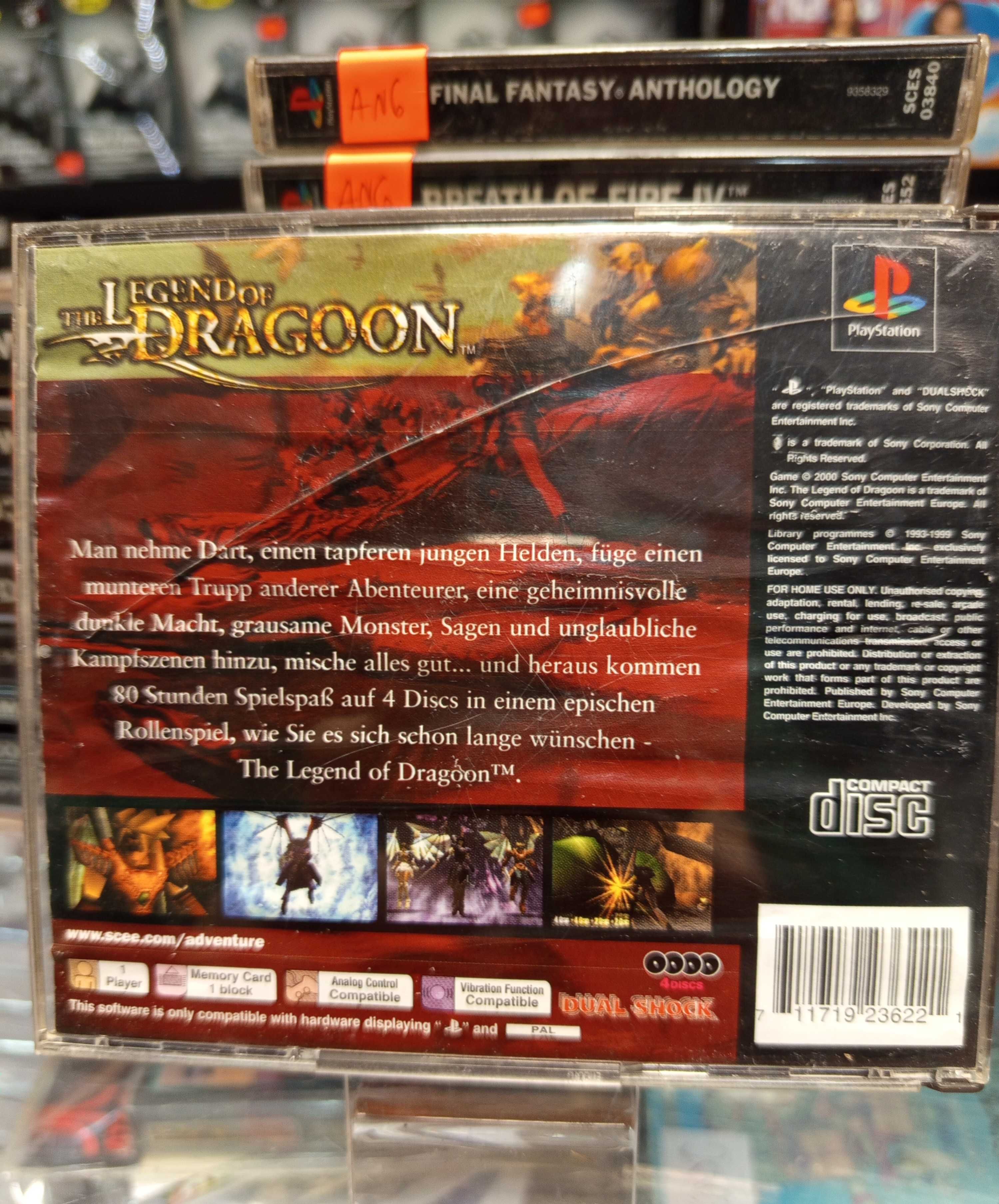 The Legend of Dragoon PS1, Sklep Wysyłka Wymiana