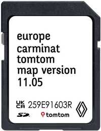 Cartão SD GPS TomTom Carminat Europa Ano 2024 V11.05 com radares