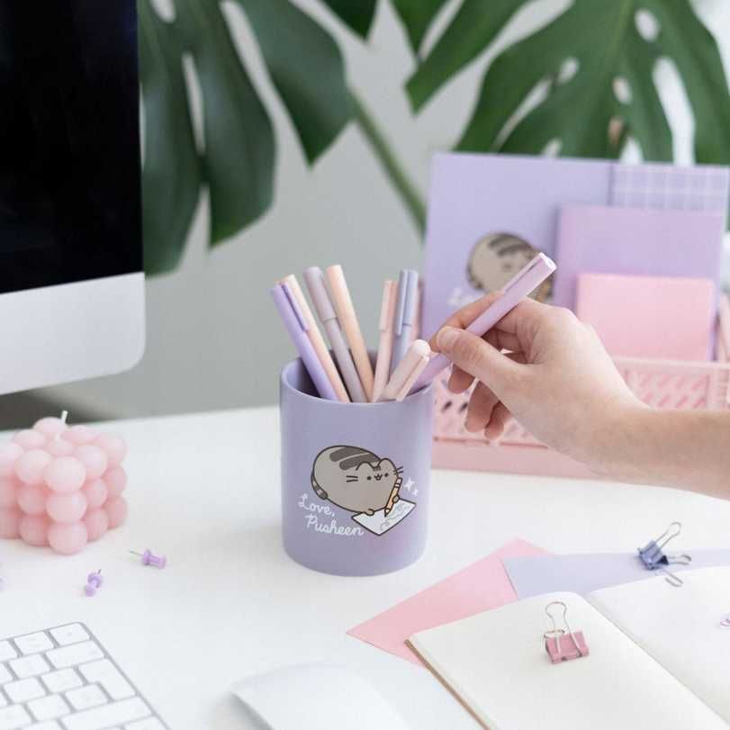 Pusheen Puszin kubek pojemnik ceramiczny na przybory szkolne na biurko