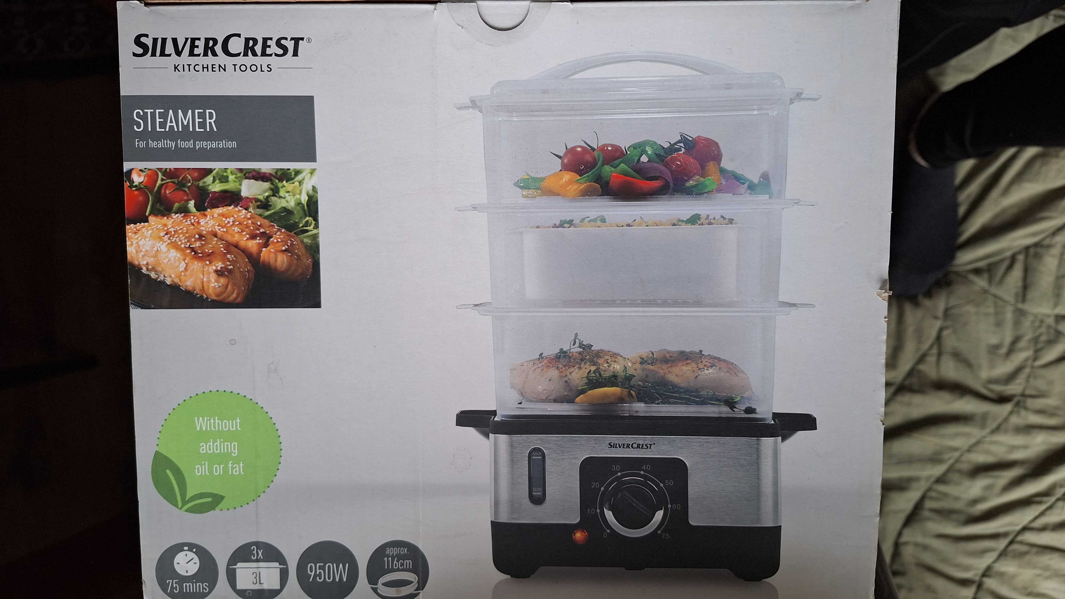 Parowar steamer SilverCrest lidl nowy