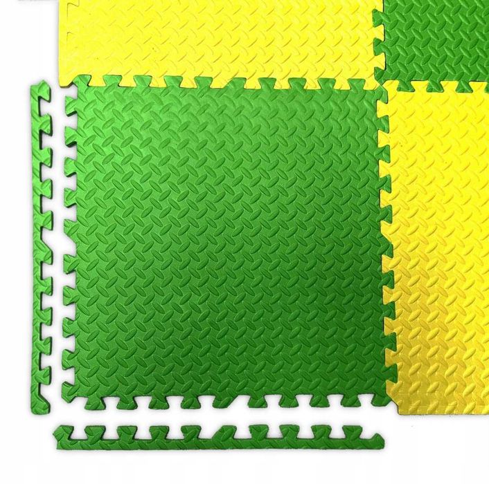 Mata piankowa puzzle ochronna 4szt. 120 x 120 cm NOWA