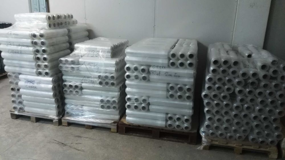 Folia stretch pakiet 6x3kg transparent mocna i wydajna Fv.