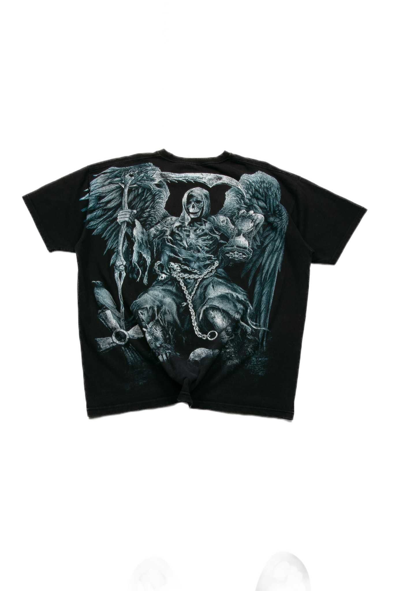 Affliction style fullprint t-shirt XXL doubleprint