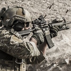 Оптический прицел TRIJICON ACOG 4x32 BAC Dual illum Red Chevron .223