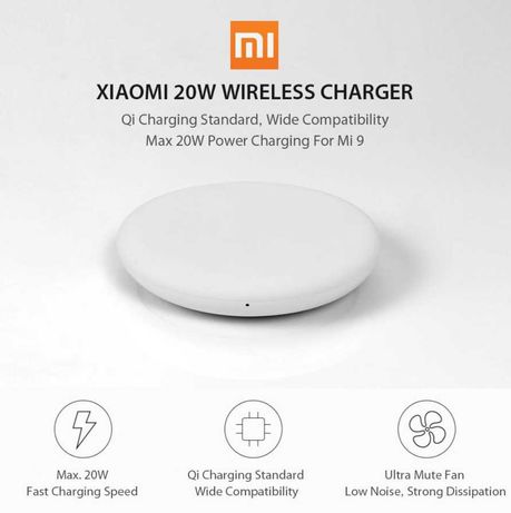 Xiaomi Mi Wireless Fast Charging Pad 20W - Branco