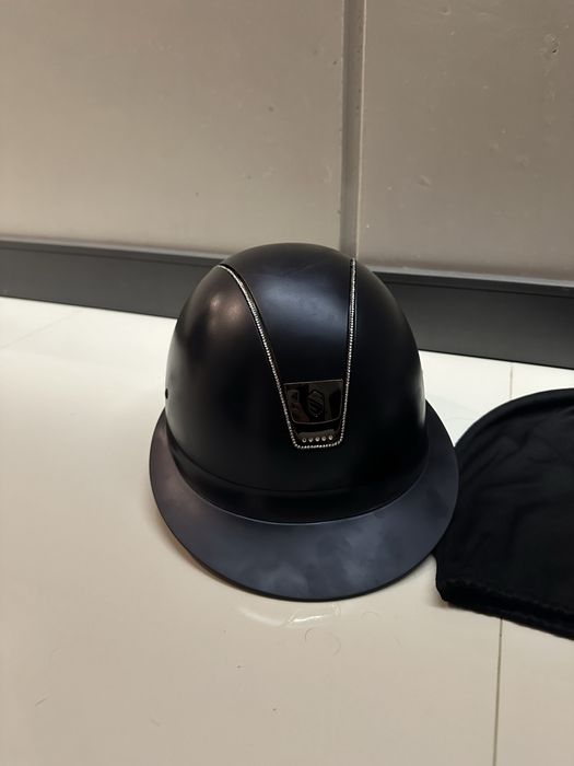 kask jezdziecki samshield miss shield 2.0 swarovski granatowy