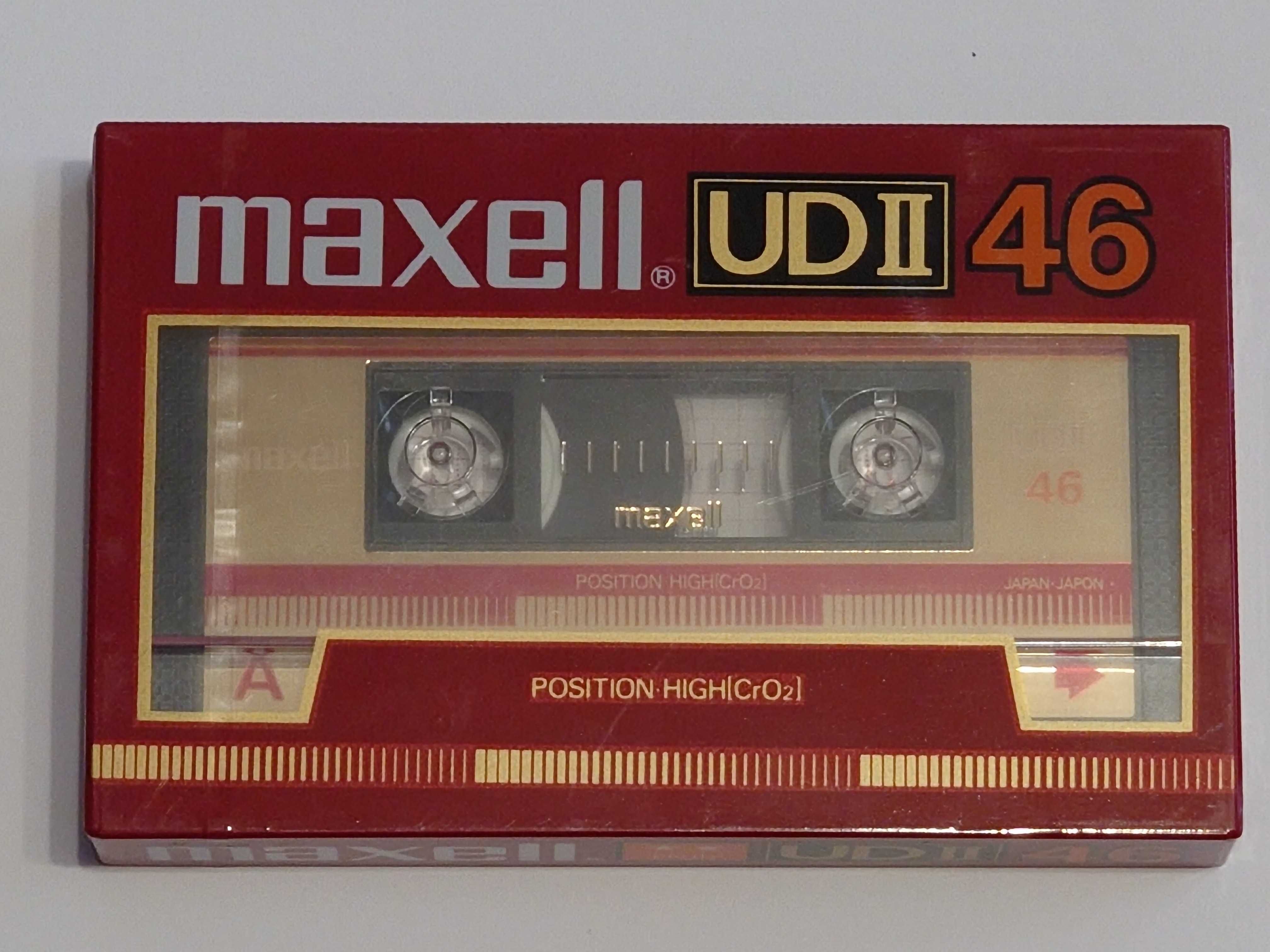 Maxell UDII 46 model na lata 1985/1987 na rynek Japoński