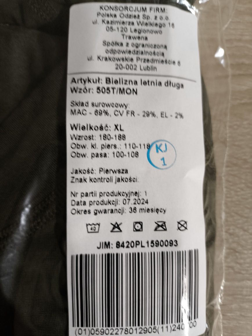 Nr 54 Bielizna letnia rozmiar xl nowa 505T/mon