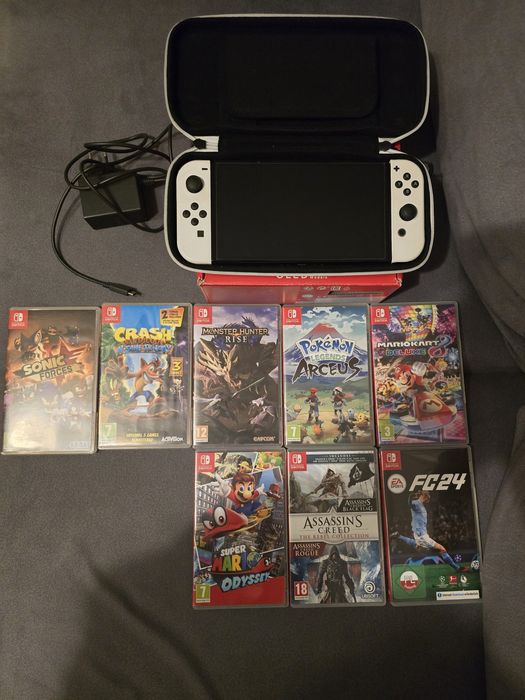 Nintendo switch oled+gry