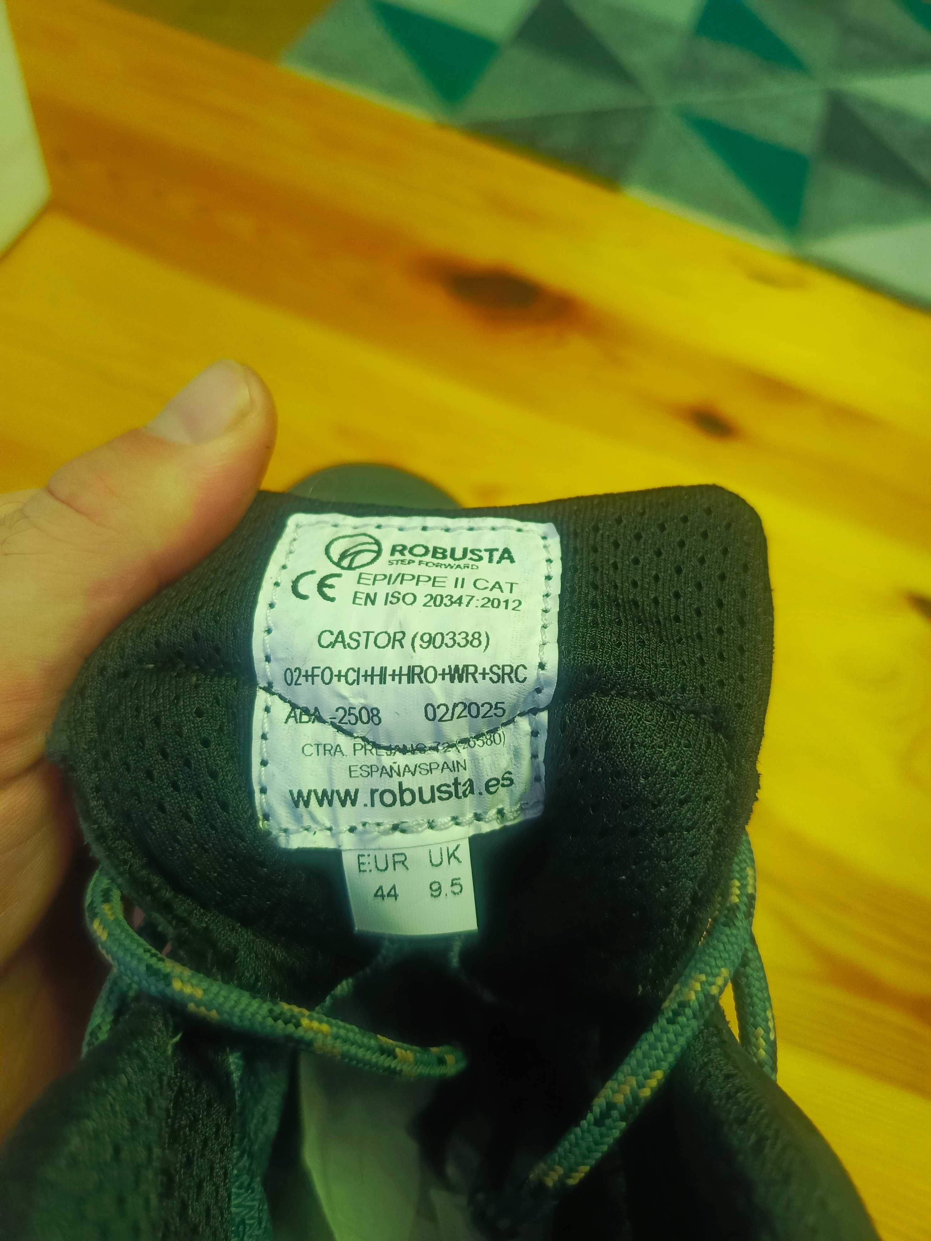 Buty ochronne BHP Robusta CASTOR 44 roz