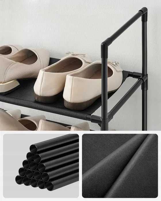 SZAFKA NA BUTY stojak regał metalowy stabilny rama metalowa