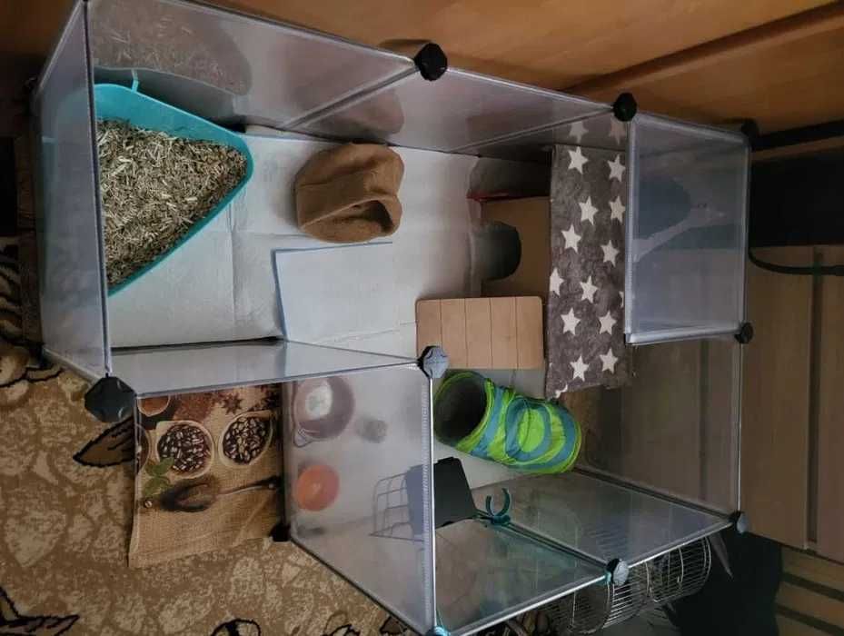 Kojec zagroda klatka dla królika świnki chomika domowa 143x73x46 cm