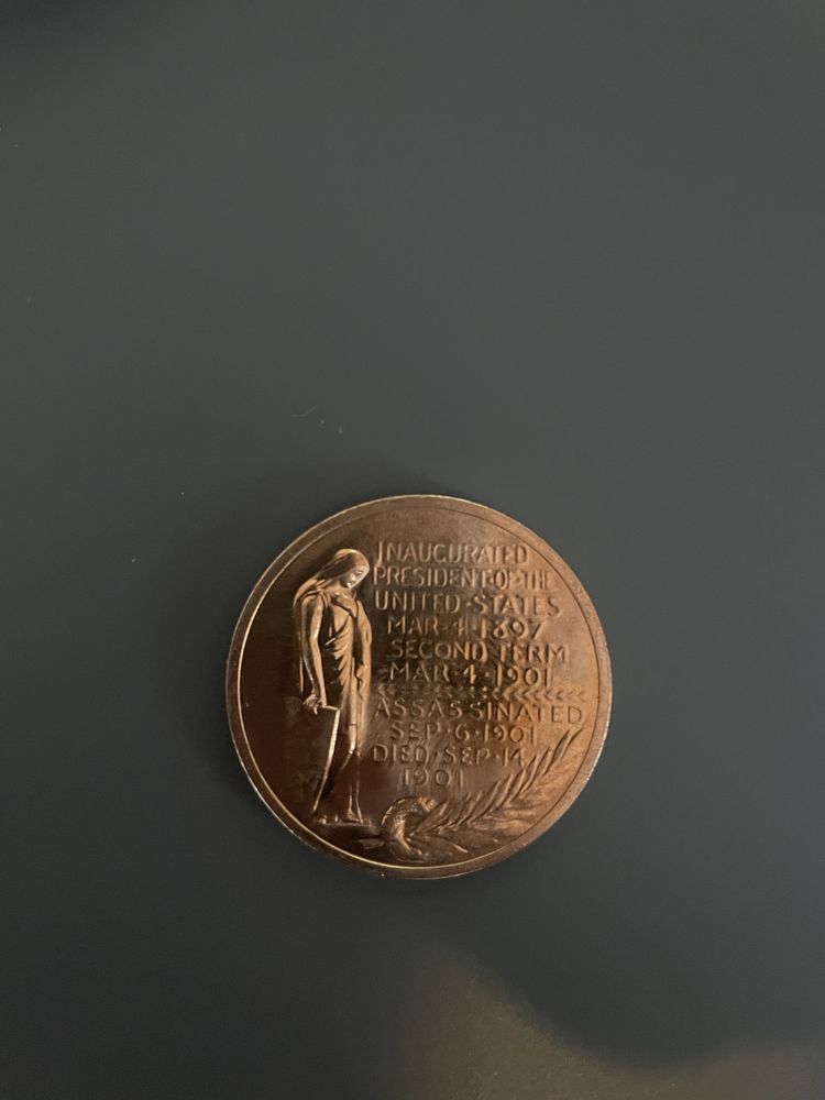 moeda comemorativa William McKinley