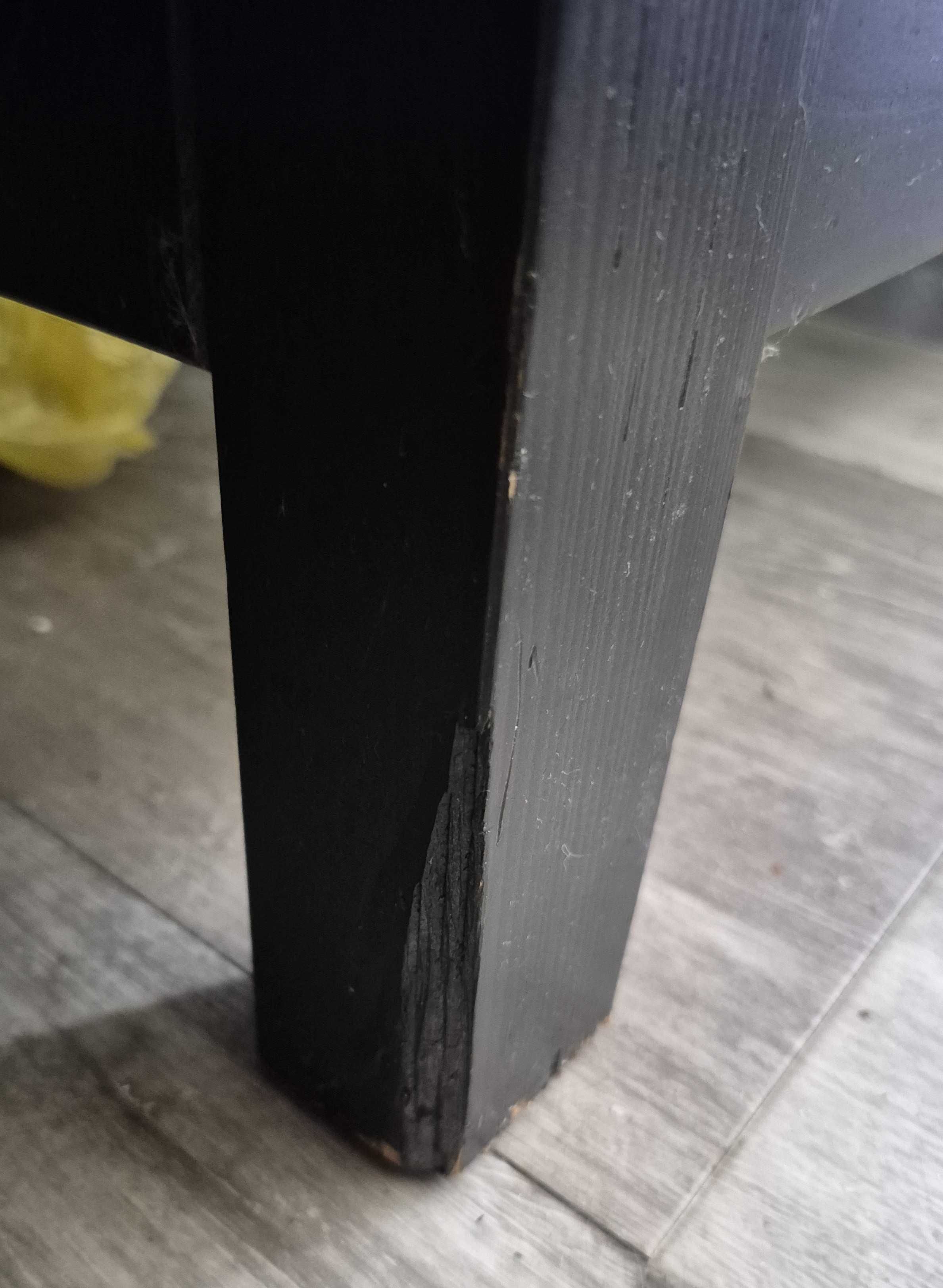 IKEA Hemnes Witryna czarna (szer.90/gł.37/wys.197)