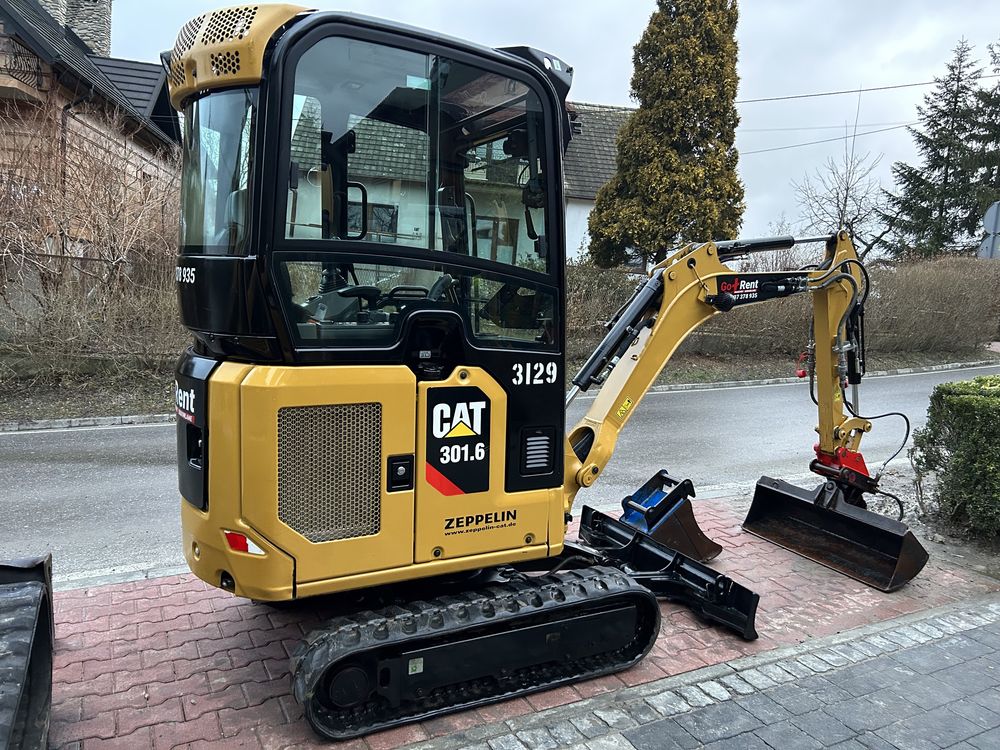 Minikoparka Caterpillar CAT 301.6 302 z Niemiec 2019rok 1925kg