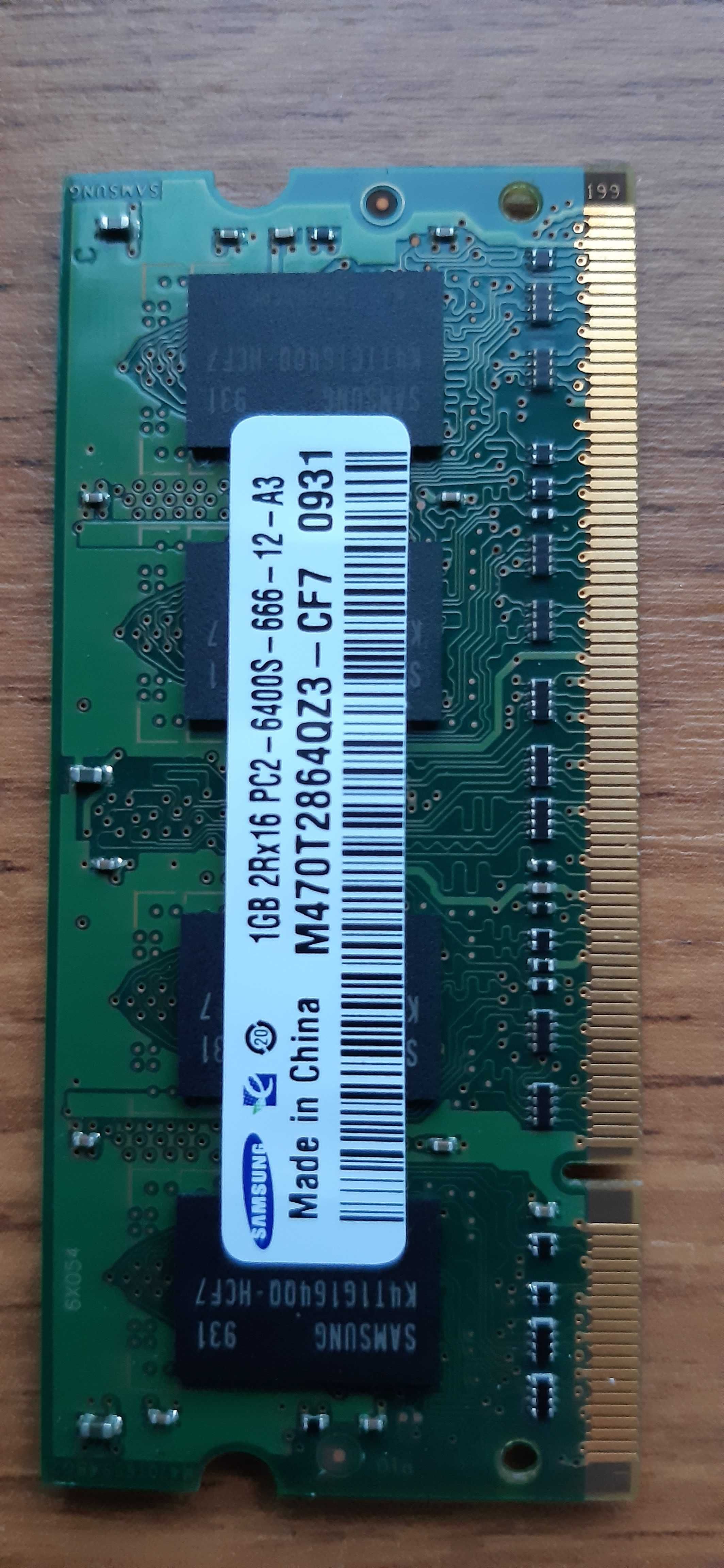 Pamięć RAM DDR2 Samsung M470T2864QZ3-CF7 1 GB